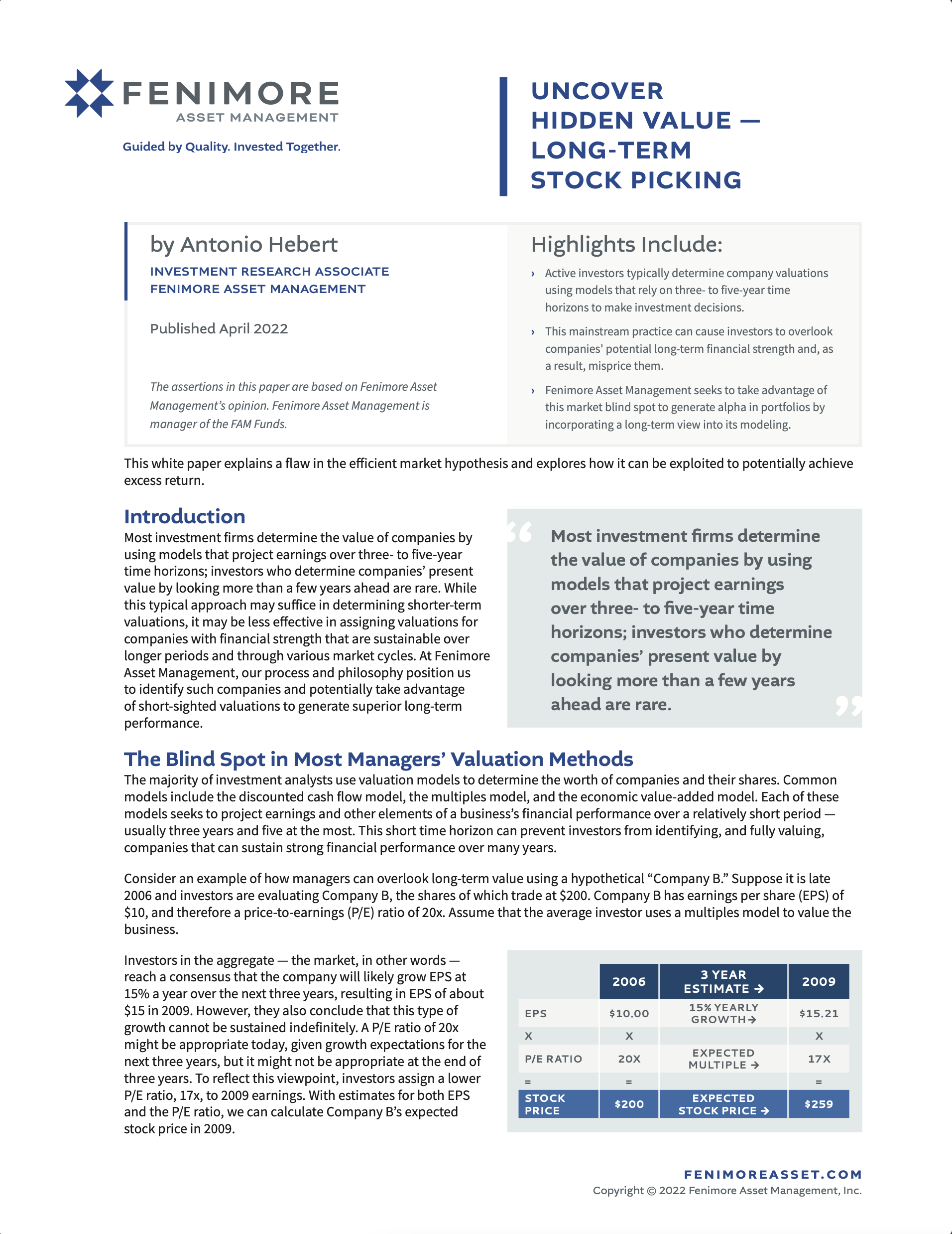 Uncover Hidden Value — Long-Term Stock Picking